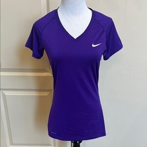 NWOT Nike Women's Short Sleeve Purple Dri Fit